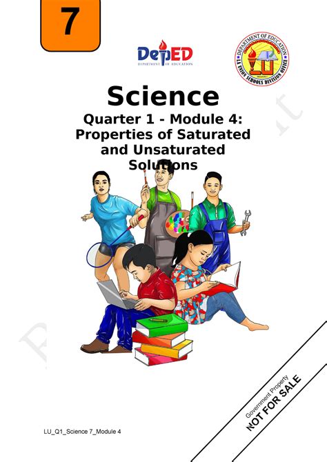Grade 7 Learning Module in Science (Quarter 1 to 4) .